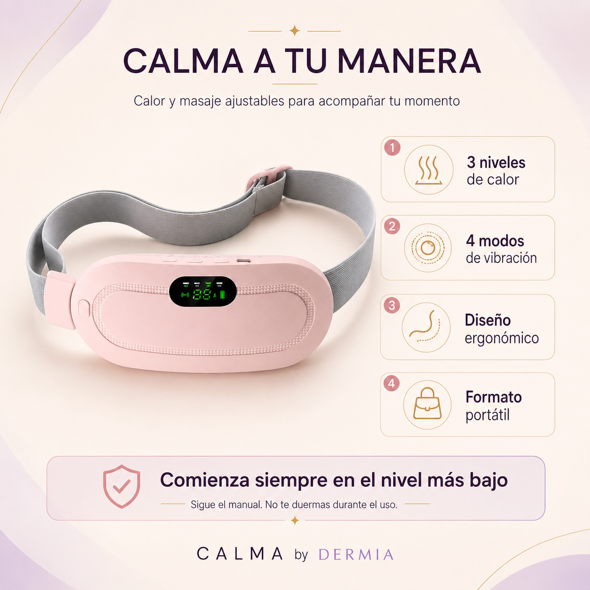 Infografía de funciones de CALMA