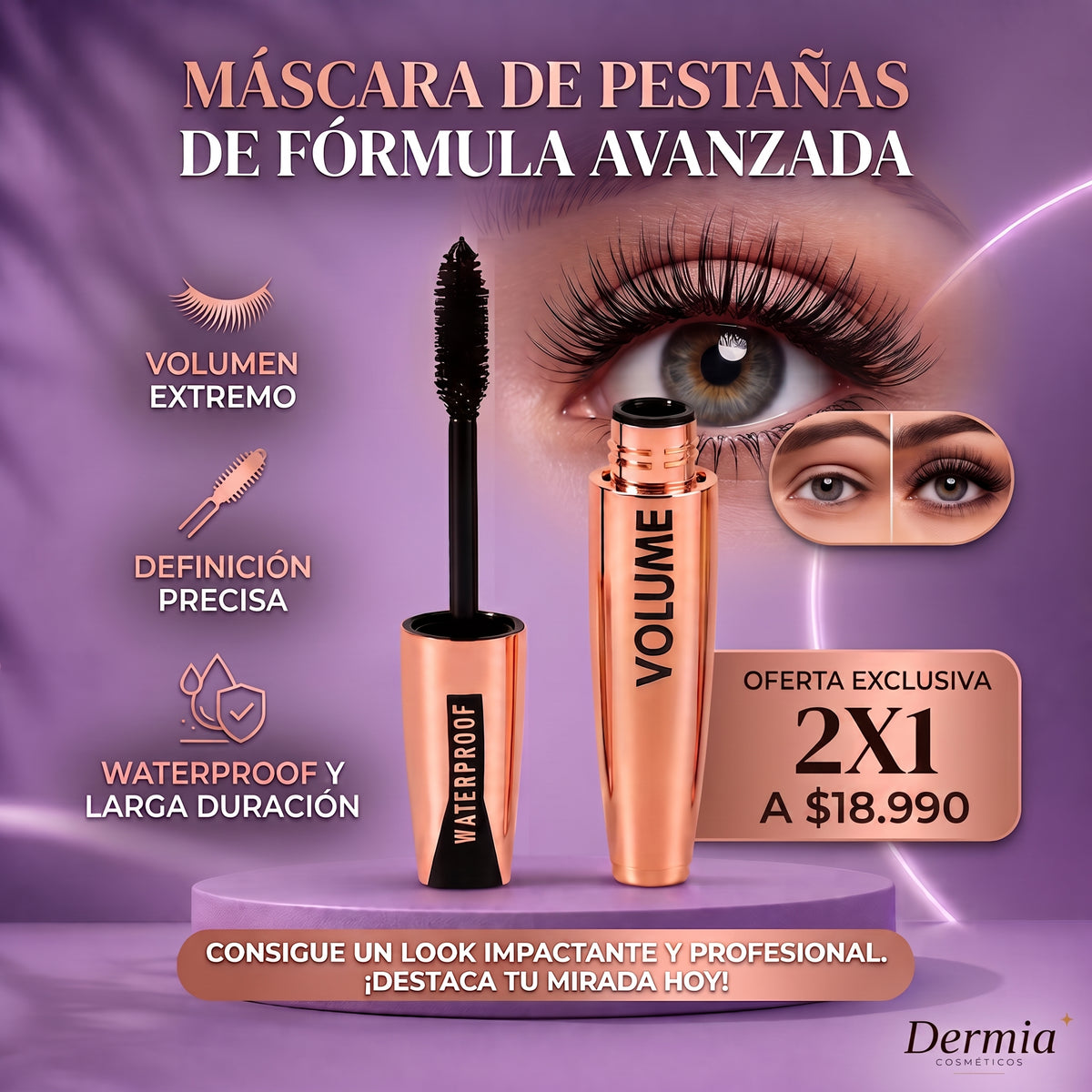Flamenco Mega Volume disponible en DERMIA